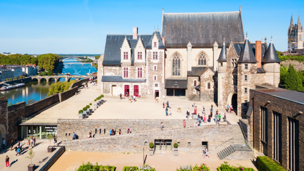 cour intérieure du Château d'Angers